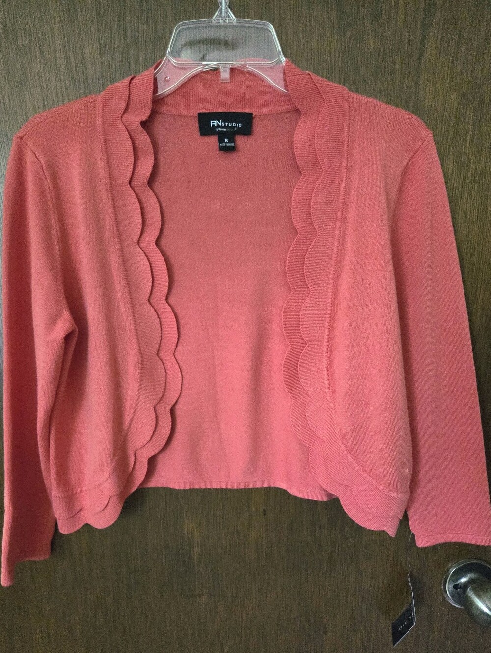 NWT Coral Color Shrug